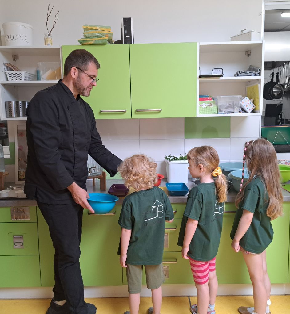 Vorbereitung mit den Kindern